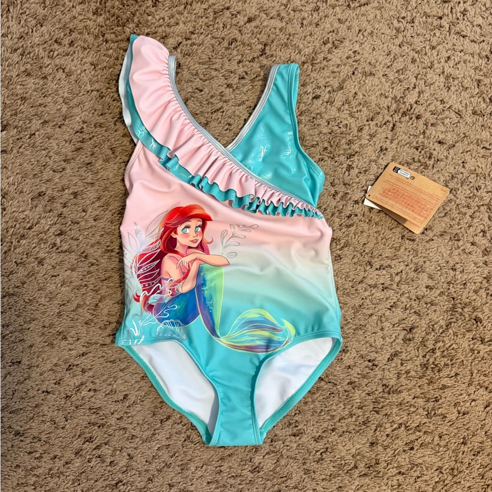 Disney Ariel One Piece Swimsuit - Pink and Aqua